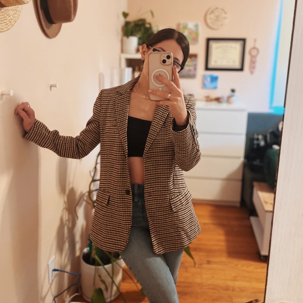 Princess Polly plaid blazer